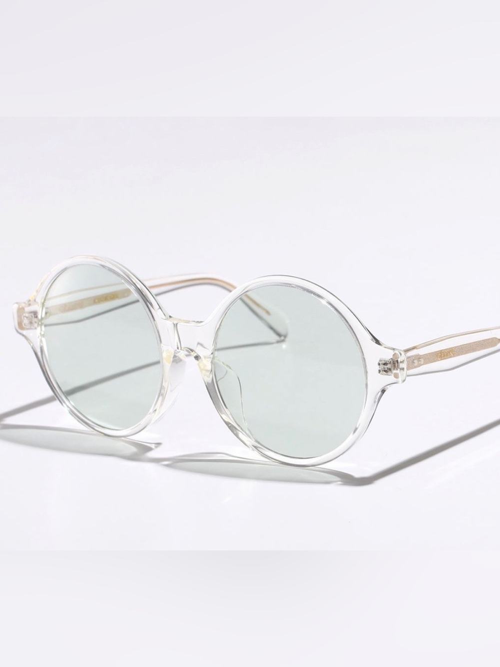 Celine cl40051F clear frame round sunglasses